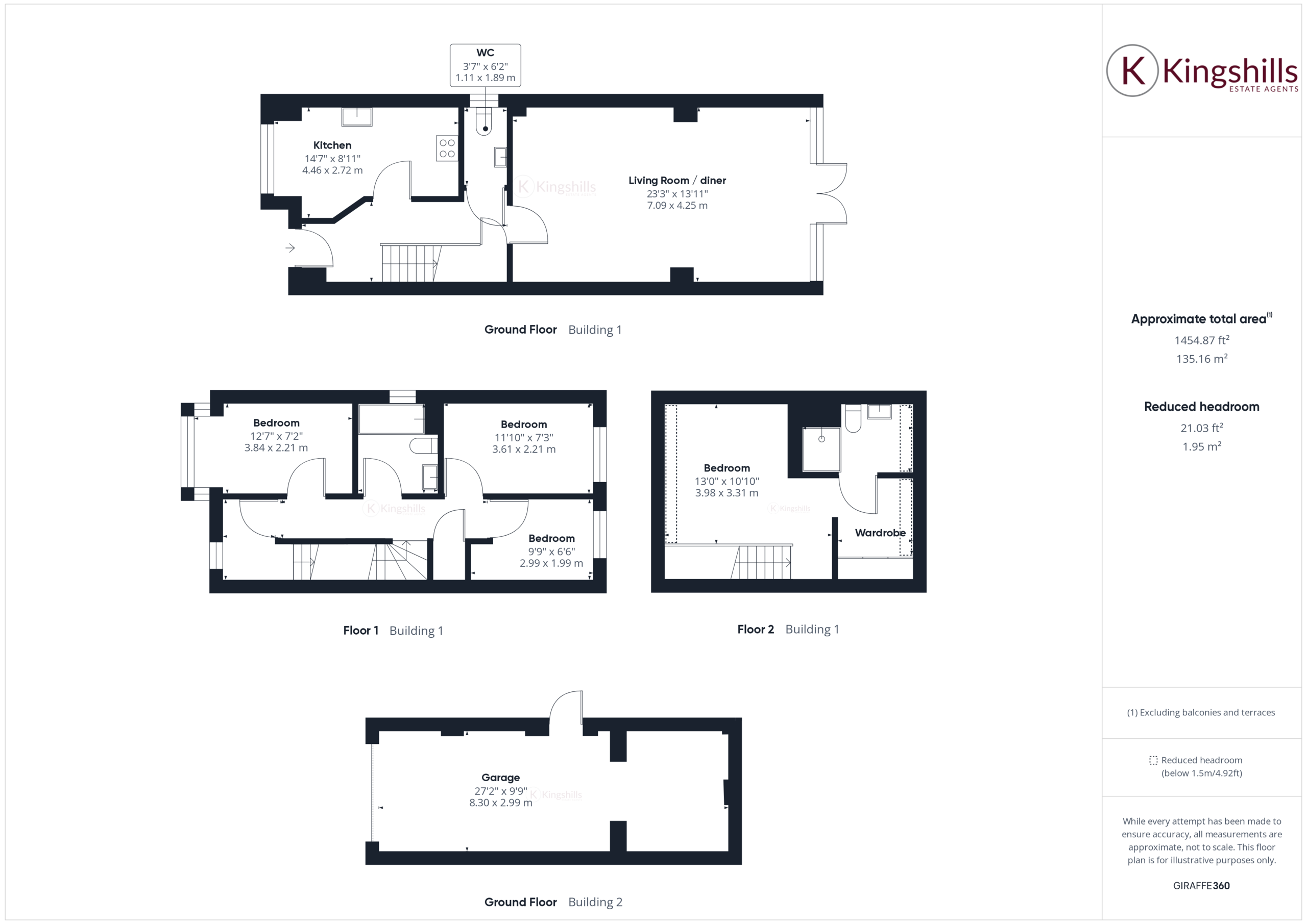 4 bed semi-detached house for sale in Kennedy Avenue, High Wycombe - Property floorplan