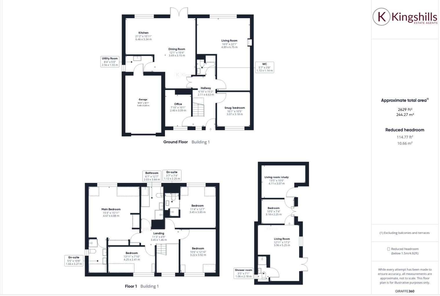 4 bed detached house for sale in Fagnall Lane, Amersham - Property floorplan