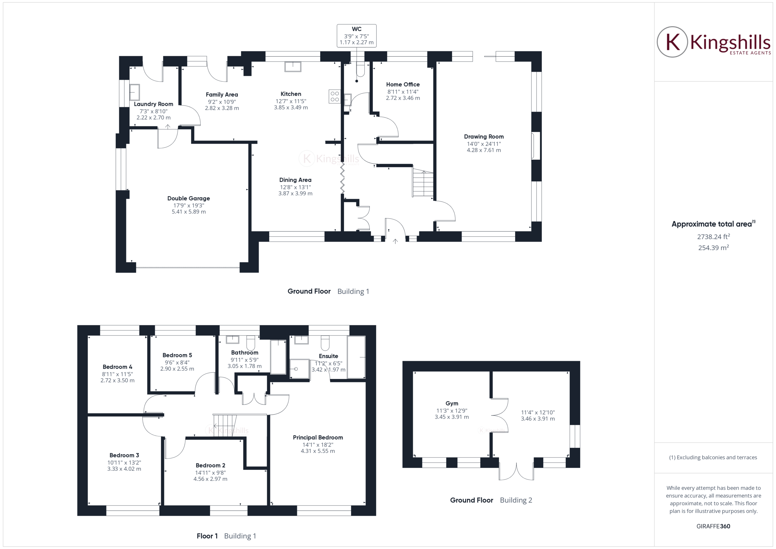 5 bed detached house for sale in Amersham Road, High Wycombe - Property floorplan