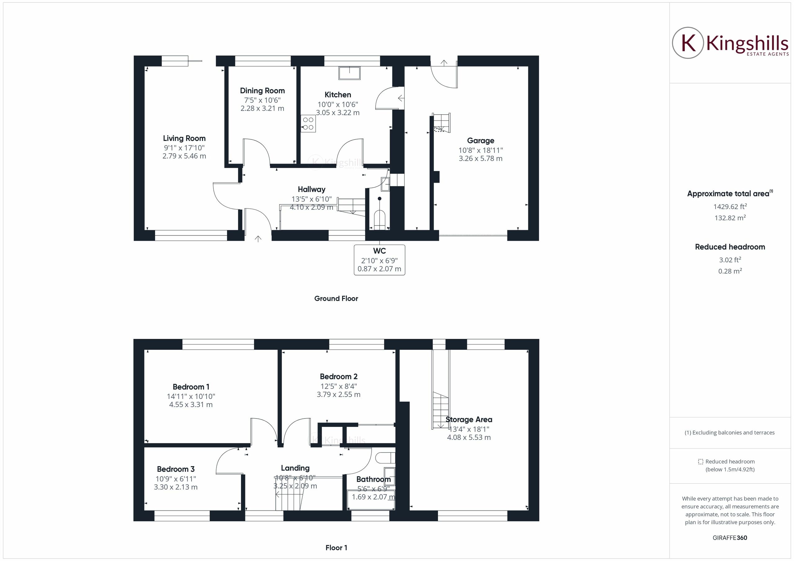 3 bed detached house to rent in Coates Lane, High Wycombe - Property floorplan