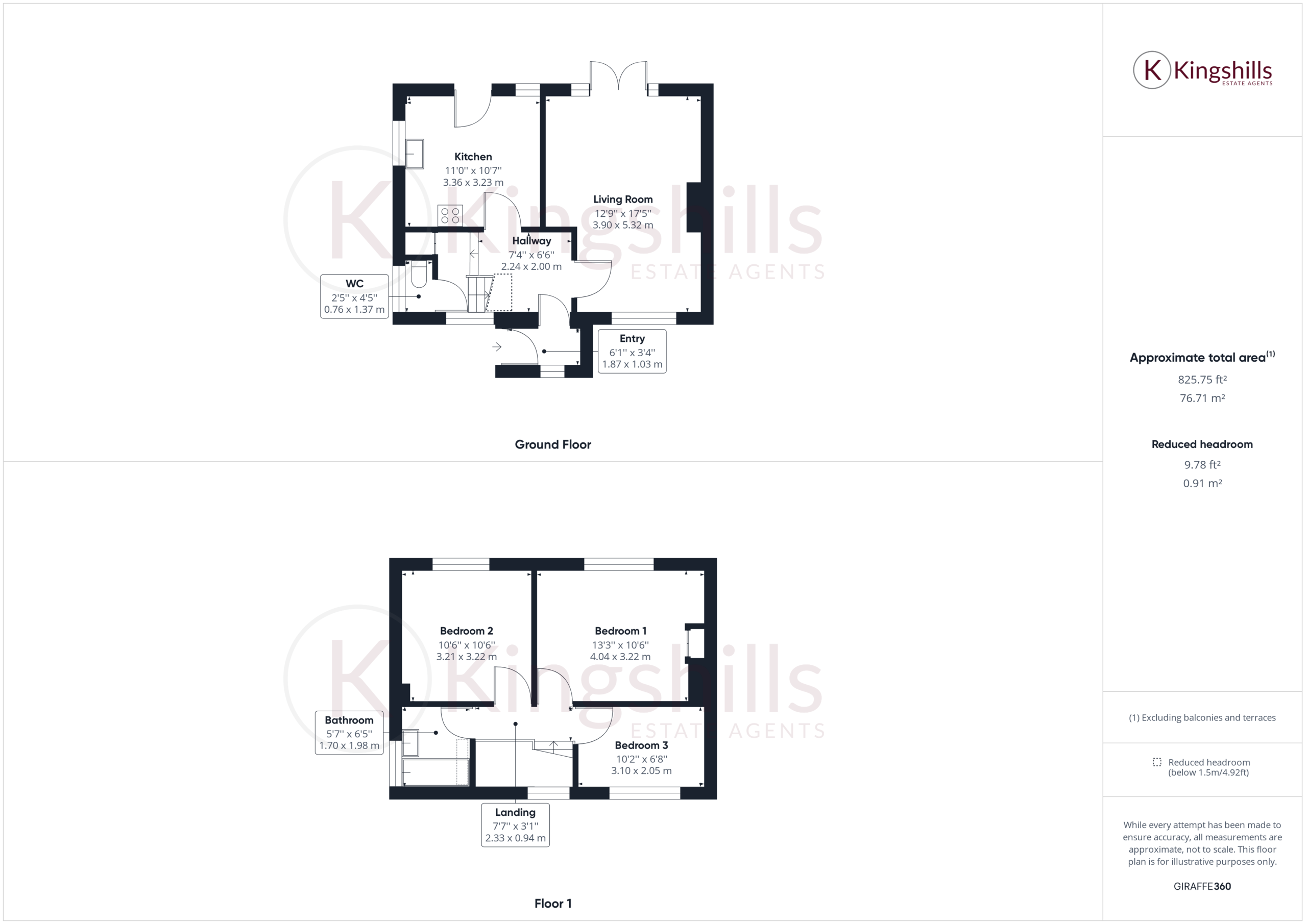 3 bed semi-detached house for sale in Hatters Lane, High Wycombe - Property floorplan