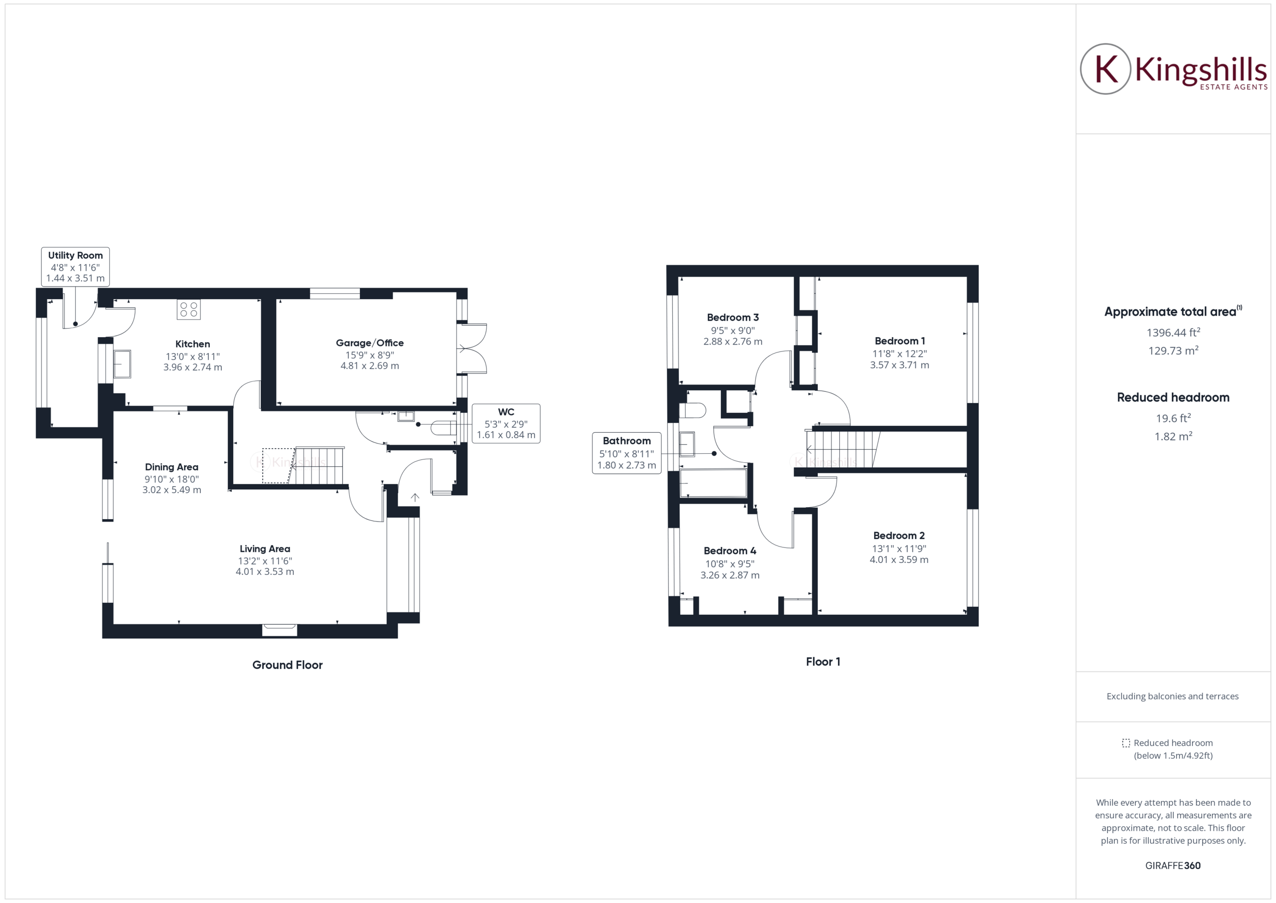 4 bed detached house for sale in Penn, High Wycombe - Property floorplan