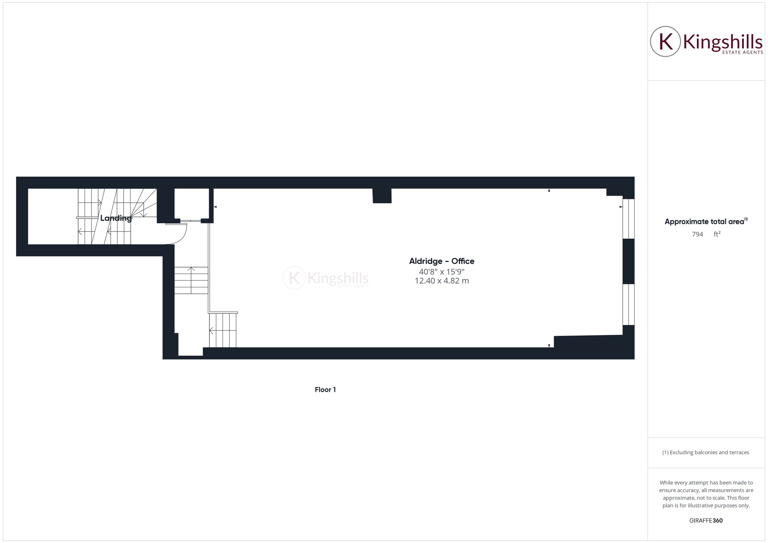 Office to rent in High Street, High Wycombe - Property floorplan