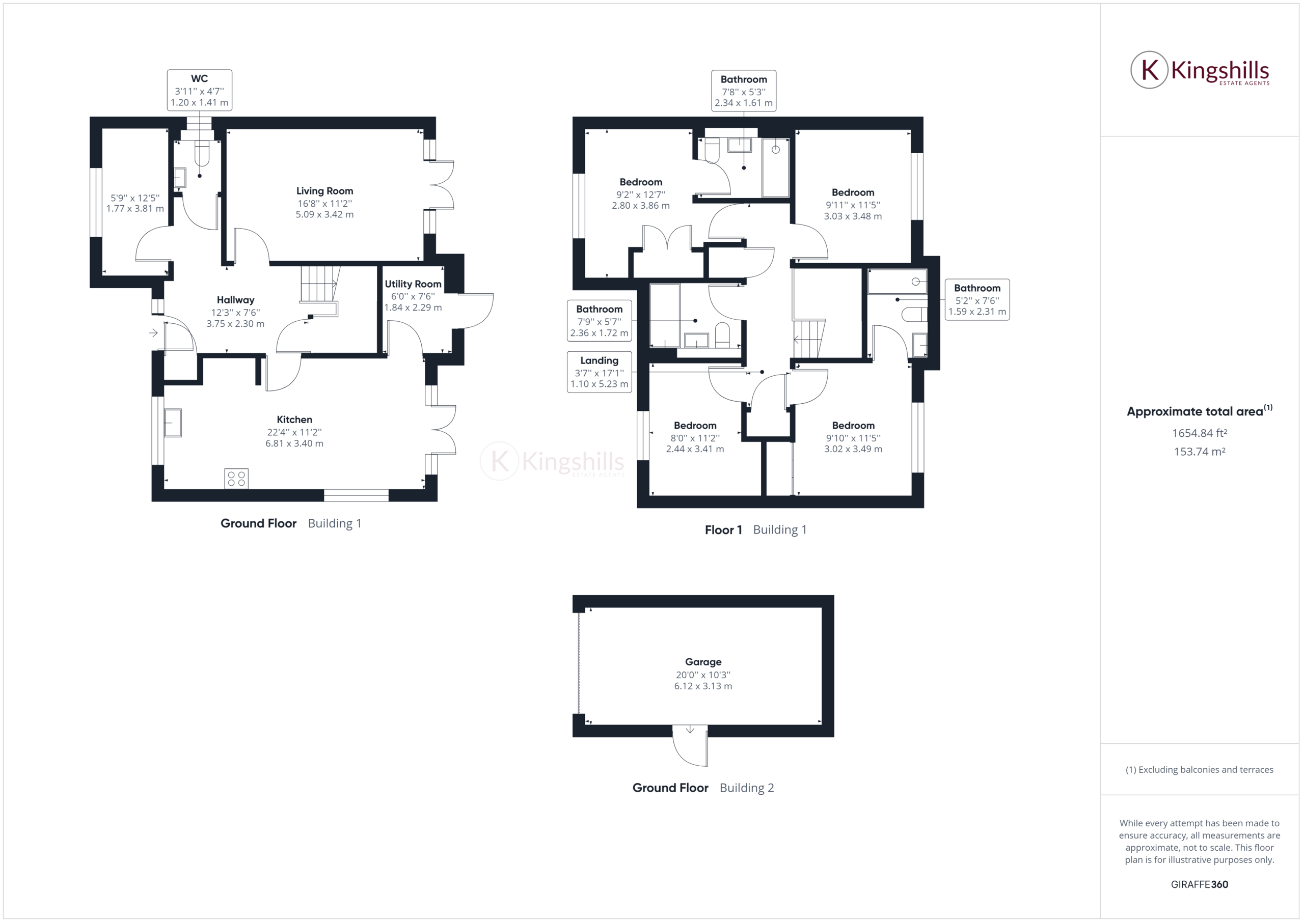 4 bed detached house to rent in Heatherdene Road, High Wycombe - Property floorplan