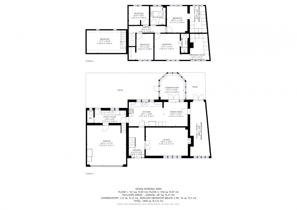 5 bed detached house for sale in Park View, Canterbury - Property Floorplan