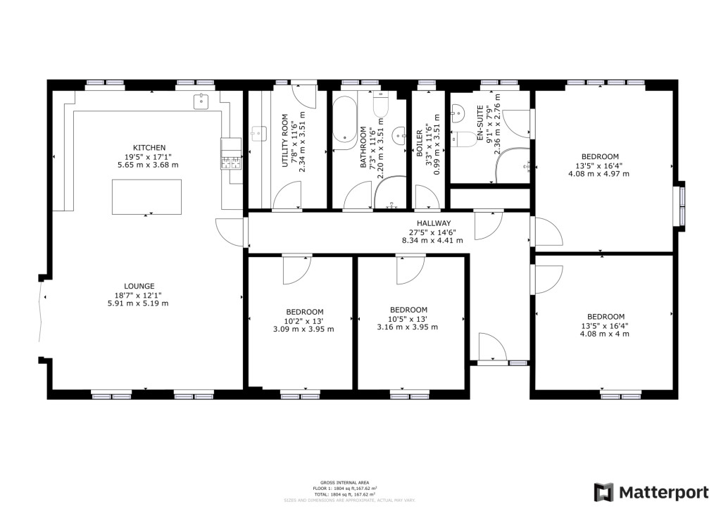 4 bed barn conversion for sale in School Lane, New Romney - Property Floorplan