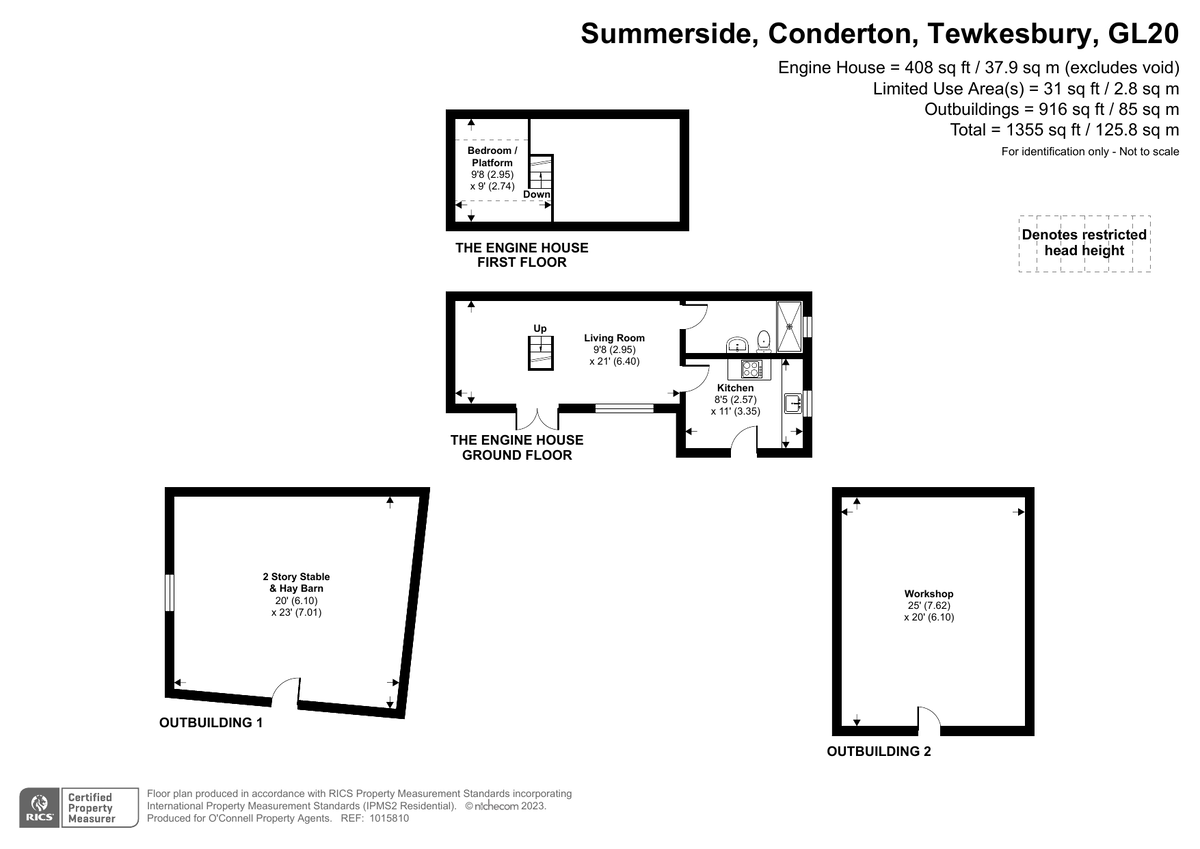 5 bed detached house for sale in Conderton, Nr Tewkesbury - Property floorplan