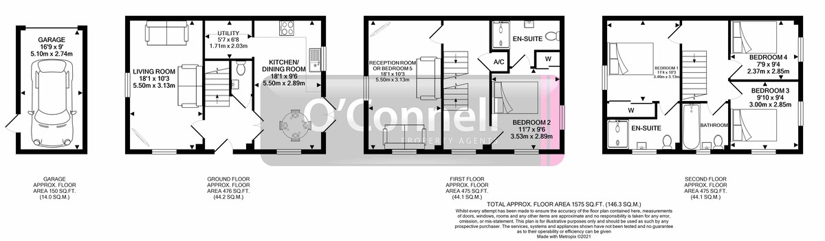 5 bed end of terrace house to rent in Jetty Road, Hempsted - Property floorplan