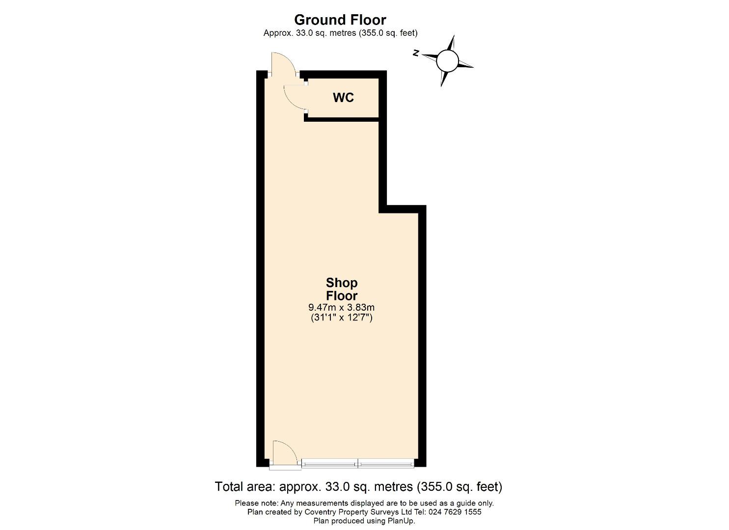 Takeaway to rent in Holbrook Lane, Coventry - Property Floorplan