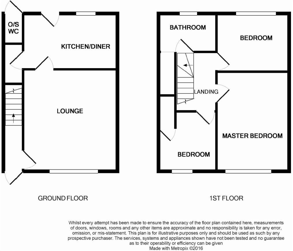 3 bed terraced house to rent in Bulwer Road, Coventry - Property Floorplan