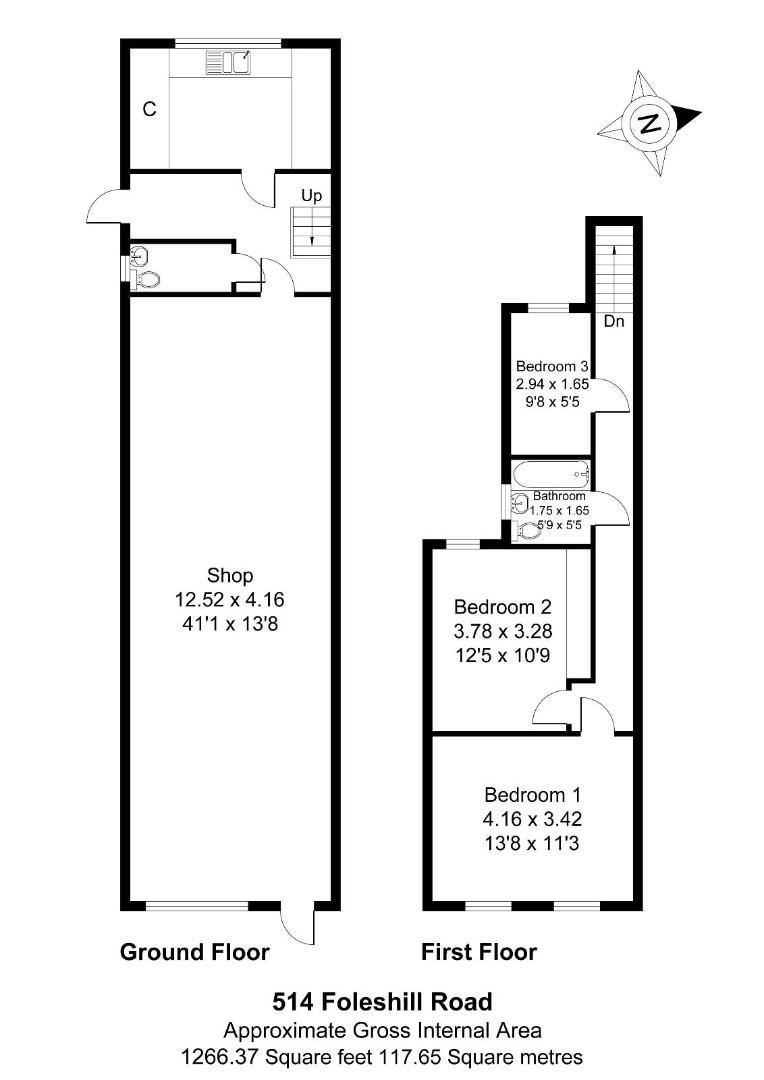 Commercial property to rent in Foleshill Road, Coventry - Property Floorplan