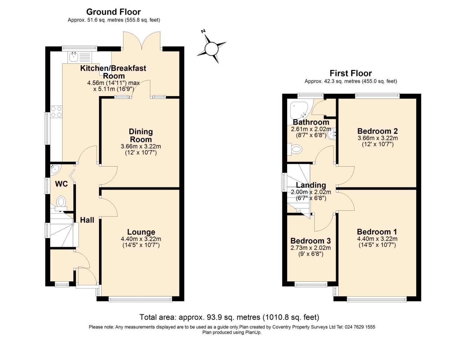 3 bed house to rent in Daventry Road, Coventry - Property Floorplan